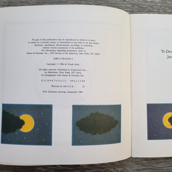 FRANK ASCH LOT OF VINTAGE 1980s BEARS PICTURE BOOKS HAPPY BIRTHDAY MOON MOONGAME - Picture 9 of 15